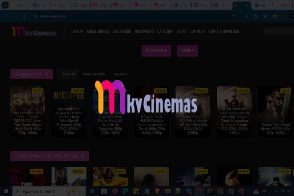 mkvcinemas.com: Your Ultimate Destination for Movies