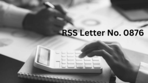 RSS Letter No. 0876